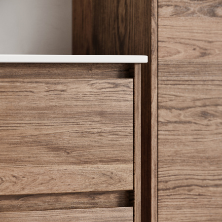 Тумба под раковину Sancos Libra LB120-1ECH 120х50 подвесная цвет коричневый